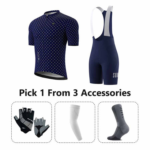 Jersey CS1126+ Bib Shorts BS1606 + Accessories - Souke Sports Cycling Set